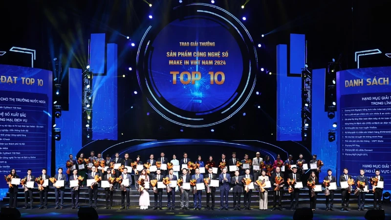Viettel lọt tốp 10 Giải thưởng Make in Viet Nam 2024