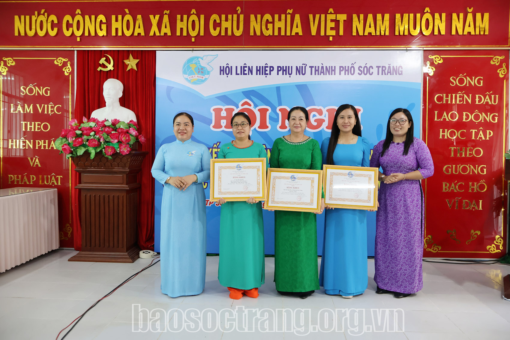 Năm 2024, Hội Liên hiệp Phụ nữ thành phố Sóc Trăng nhận được bằng khen của Trung ương Hội
