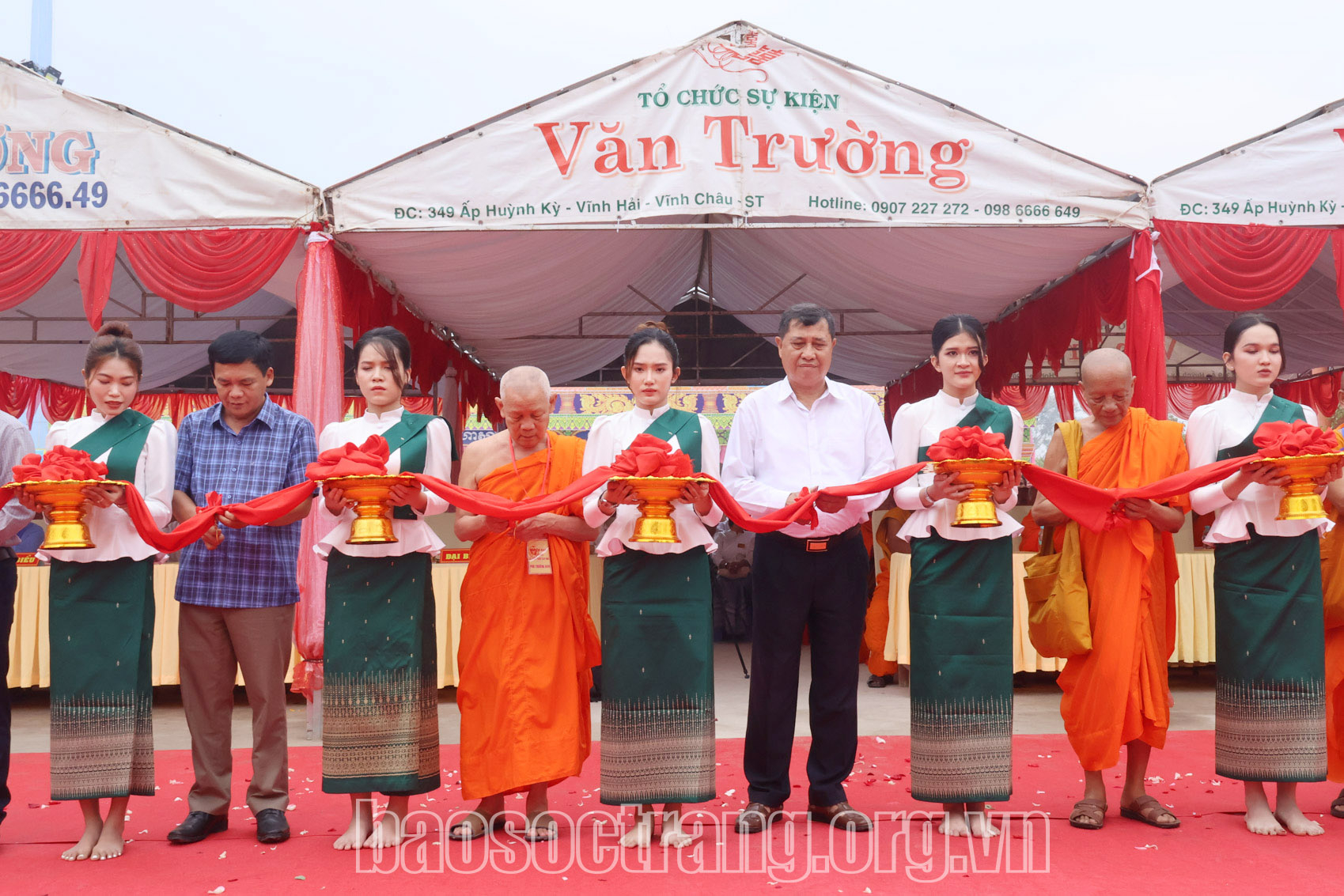 Khánh thành ngôi chánh điện chùa Ompewon Soài Côn, Phường 2, thị xã Vĩnh Châu