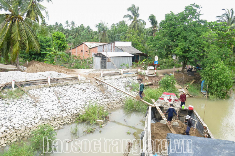 Luôn chủ động trong công tác ứng phó triều cường