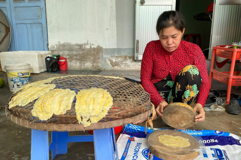 Đậm tình món chuối ép khô