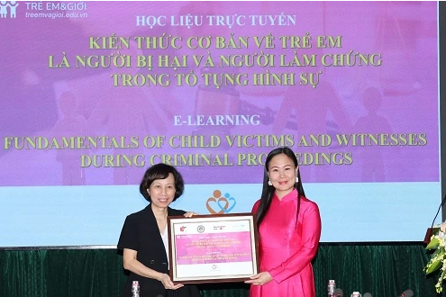 Ra mắt khóa học trực tuyến “Kiến thức cơ bản về trẻ em là người bị hại và người làm chứng trong tố tụng hình sự”
