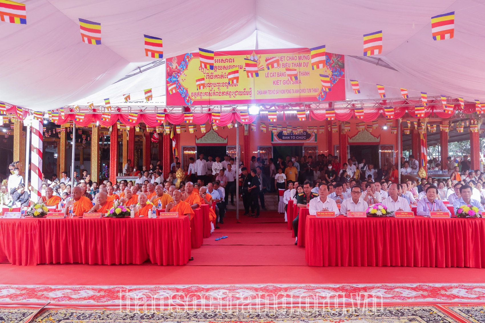 Khánh thành ngôi chánh điện chùa Anh Tes Kô Sây Kom Pong Ta Anh Chrôi Tưm Thmây