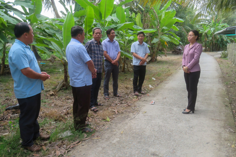 Bí thư Thị ủy Ngã Năm khảo sát thực tế các công trình thuộc danh mục đầu tư công năm 2026