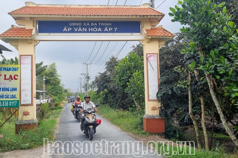 Ba Trinh “khoác áo mới” cho xã nông thôn mới nâng cao