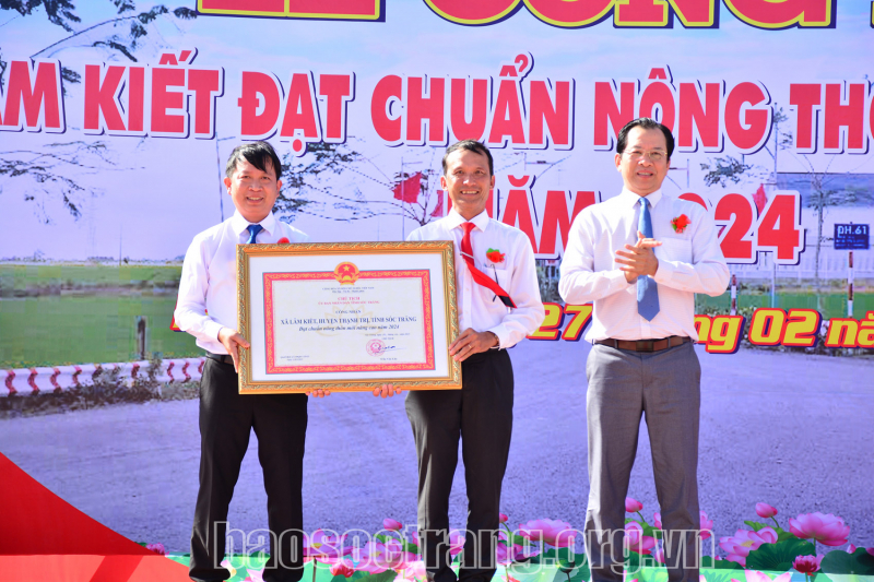 Xã Lâm Kiết đạt chuẩn nông thôn mới nâng cao