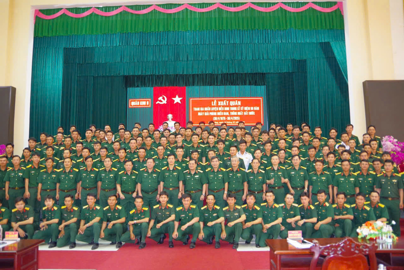 Quân khu 9: Tổ chức lễ xuất quân tham gia huấn luyện diễu binh