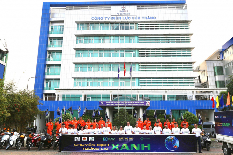Hưởng ứng Chiến dịch Giờ Trái đất 2025 với thông điệp “Chuyển dịch xanh - Tương lai xanh”