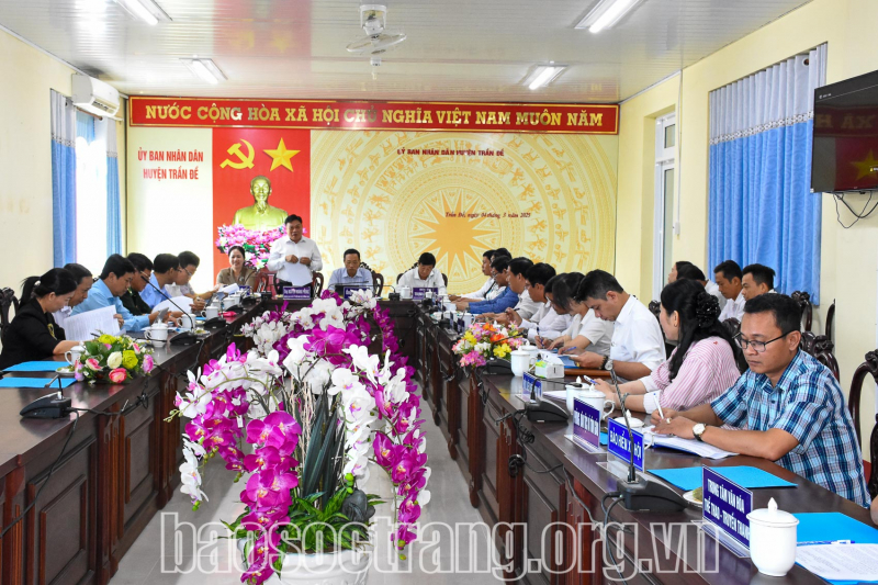 Giám sát về kiểm soát bệnh tật, chăm sóc sức khỏe nhân dân tại huyện Trần Đề