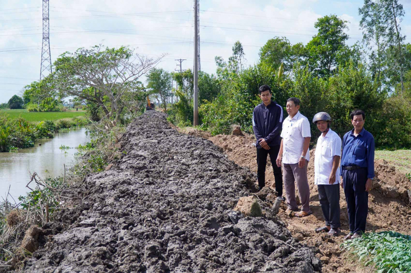 Nhiều địa phương ở huyện Mỹ Xuyên vượt chỉ tiêu công tác thủy lợi nội đồng
