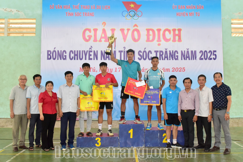 Vĩnh Châu đoạt quán quân Giải vô địch bóng chuyền nam tỉnh Sóc Trăng