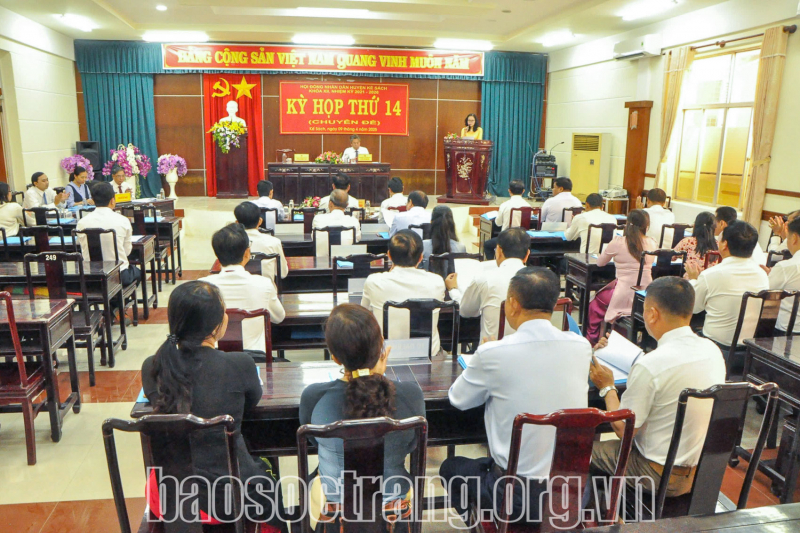 HĐND huyện Kế Sách tổ chức Kỳ họp thứ 14 (chuyên đề)
