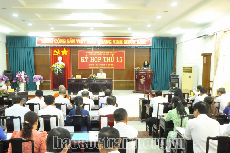 HĐND huyện Kế Sách tổ chức Kỳ họp lần thứ 15 (chuyên đề)