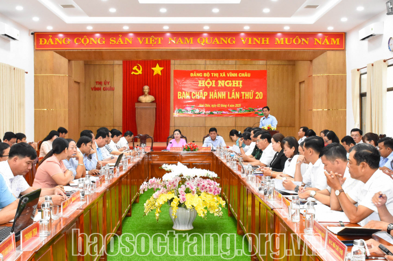 Thị ủy Vĩnh Châu tập trung lãnh đạo thực hiện các chỉ tiêu đề ra
