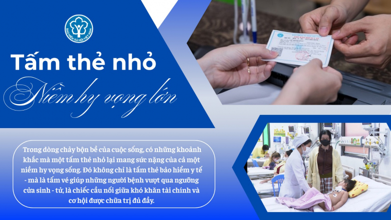 Tấm thẻ nhỏ niềm hy vọng lớn