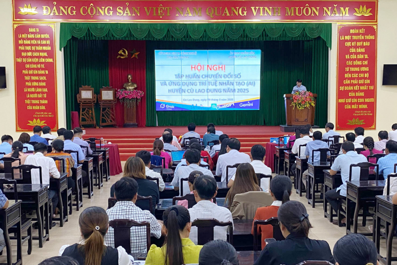 Tập huấn chuyển đổi số và ứng dụng trí tuệ nhân tạo AI năm 2025