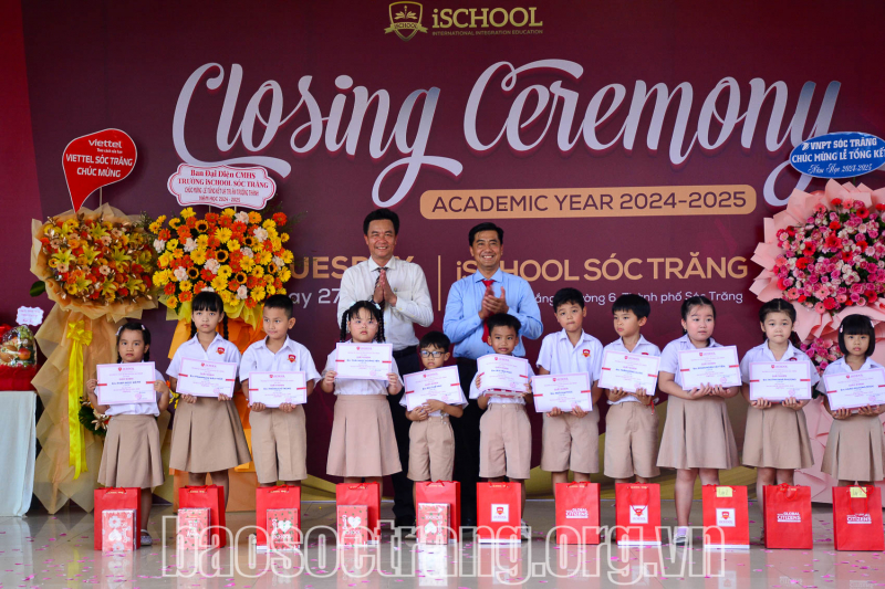Trường Tiểu học, THCS và THPT iSchool Sóc Trăng tổng kết năm học 2024 - 2025