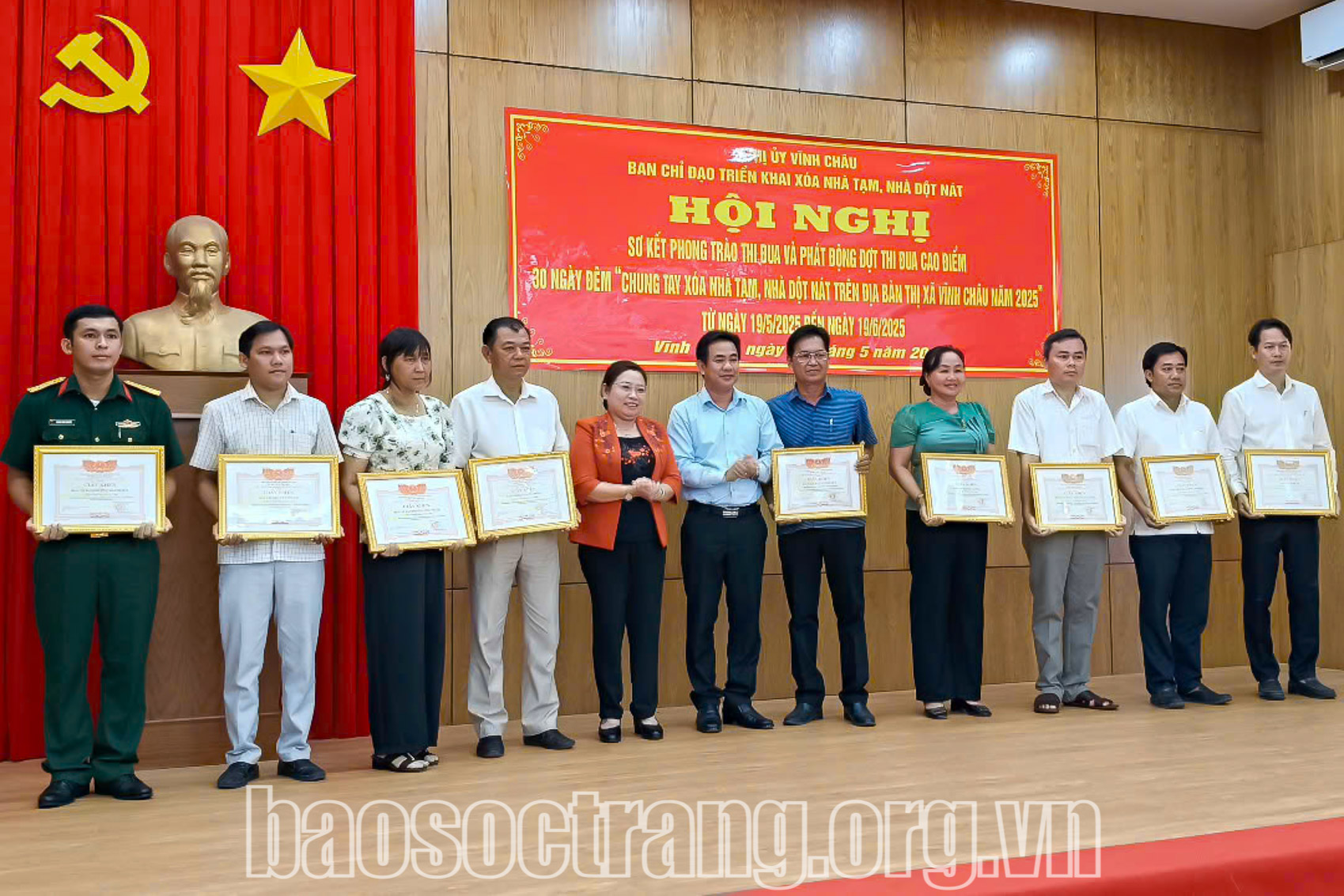 Thị xã Vĩnh Châu phát động thi đua cao điểm 30 ngày đêm “Chung tay xóa nhà tạm, nhà dột nát”