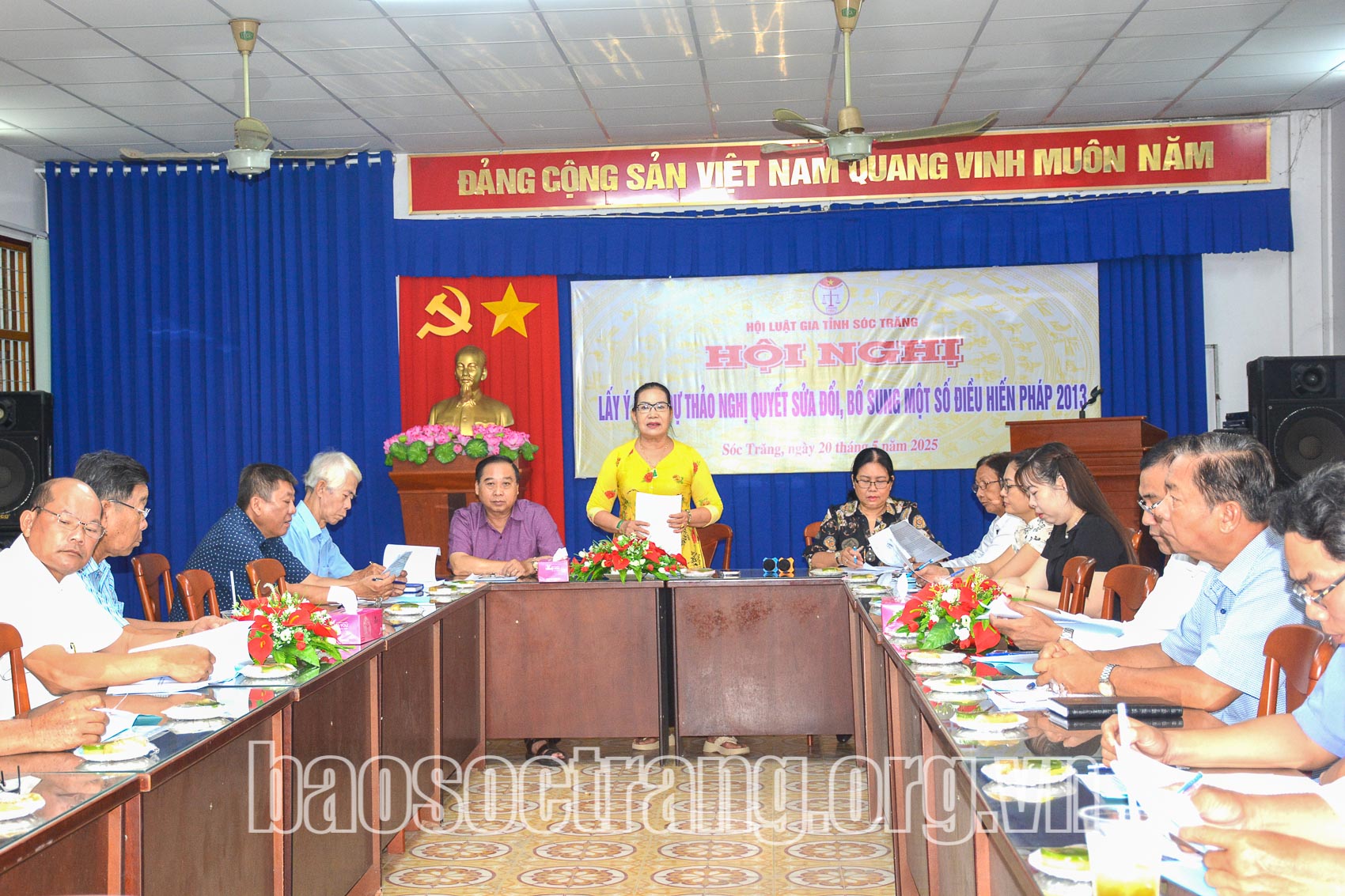 Hội Luật gia tỉnh lấy ý kiến dự thảo Nghị quyết sửa đổi, bổ sung một số điều của Hiến pháp năm 2013