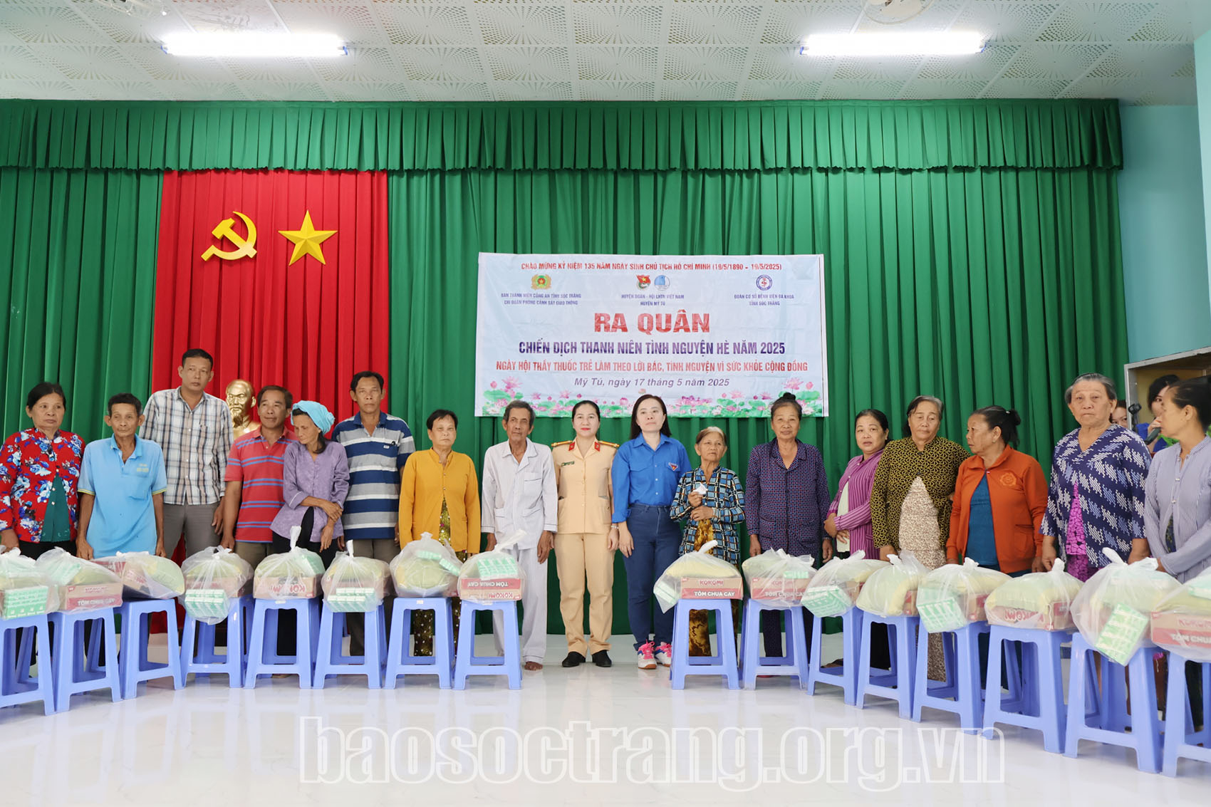 Về nguồn Mỹ Phước thực hiện an sinh xã hội và tuyên dương mô hình tiêu biểu, thanh niên tiên tiến