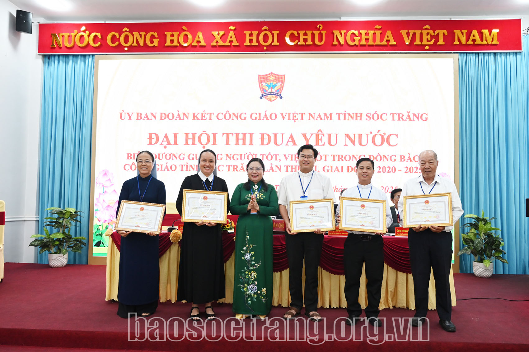 Tổ chức Đại hội thi đua yêu nước biểu dương gương người tốt, việc tốt trong đồng bào công giáo tỉnh Sóc Trăng