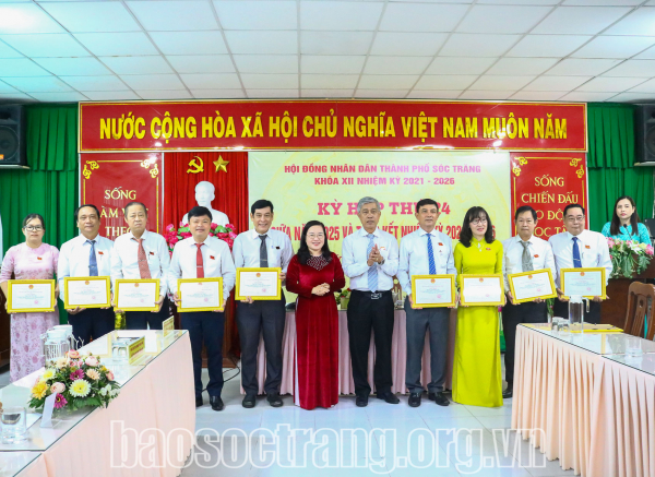 Kỳ họp lần thứ 24 HĐND thành phố Sóc Trăng đánh dấu sự kết thúc hoạt động của một nhiệm kỳ ý nghĩa