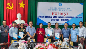 Bảo hiểm xã hội khu vực XXX tổ chức họp mặt với các cơ quan báo chí