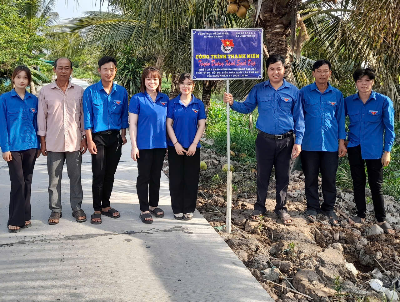 យុវជនថាញ់ទ្រី លើកកម្ពស់ការចលនាយុវជនស្ម័គ្រចិត្តជាមួយនឹងសំណង់ដ៏មានអត្ថន័យ