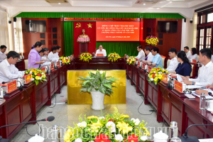 Chủ tịch Quốc hội Trần Thanh Mẫn làm việc với Thường trực Thành ủy Cần Thơ về công tác tổ chức, vận hành chính quyền địa phương sau sáp nhập