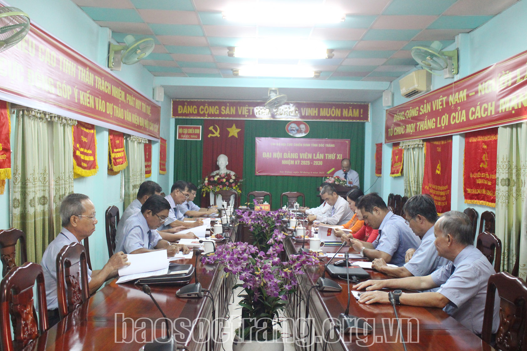 Chi bộ Hội Cựu chiến binh tỉnh Sóc Trăng tổ chức đại hội đảng viên nhiệm kỳ 2025 - 2030