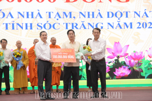 Sóc Trăng hoàn thành “hiện thực hóa ước mơ” xóa nhà tạm, nhà dột nát cho người nghèo