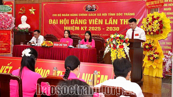 Ngân hàng Chính sách xã hội tỉnh tổ chức Đại hội nhiệm kỳ 2025 - 2030