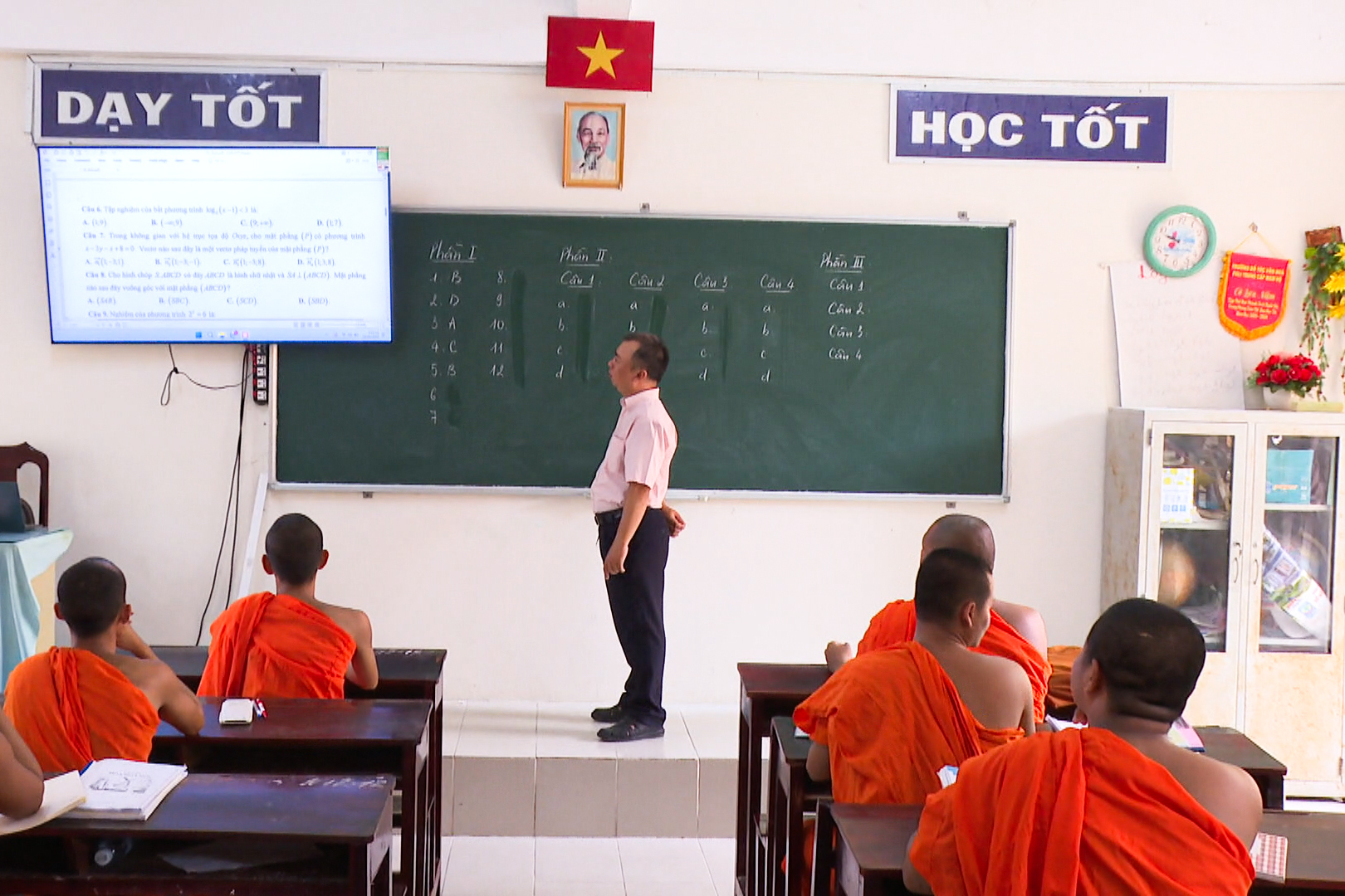 សាលាជនជាតិអន្តេវាសិកប្រមូលផ្តុំឱ្យពិធីប្រឡងបញ្ចប់ថ្នាក់វិទ្យាល័យជាតិ