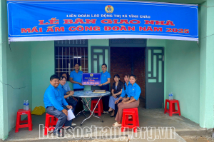 Công đoàn Sóc Trăng tiếp sức người lao động an cư, lạc nghiệp