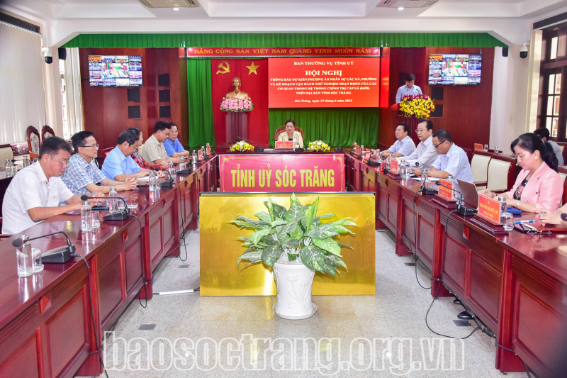 Dự kiến phương án nhân sự các xã, phường và triển khai vận hành thử nghiệm hệ thống chính trị tại các đơn vị hành chính cấp xã mới