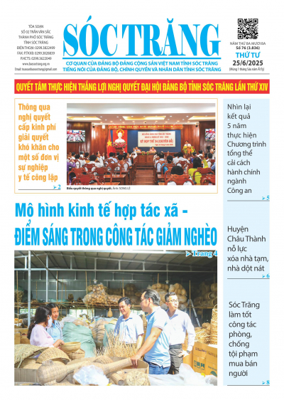 Thứ Tư - 76 (3.836) - 25/6/2025