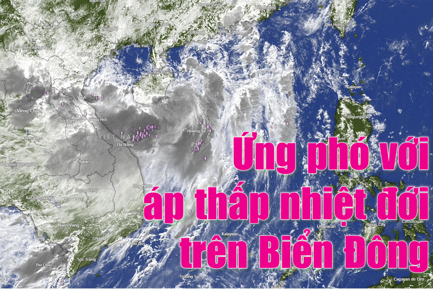 [Infographic] Ứng phó với áp thấp nhiệt đới trên Biển Đông