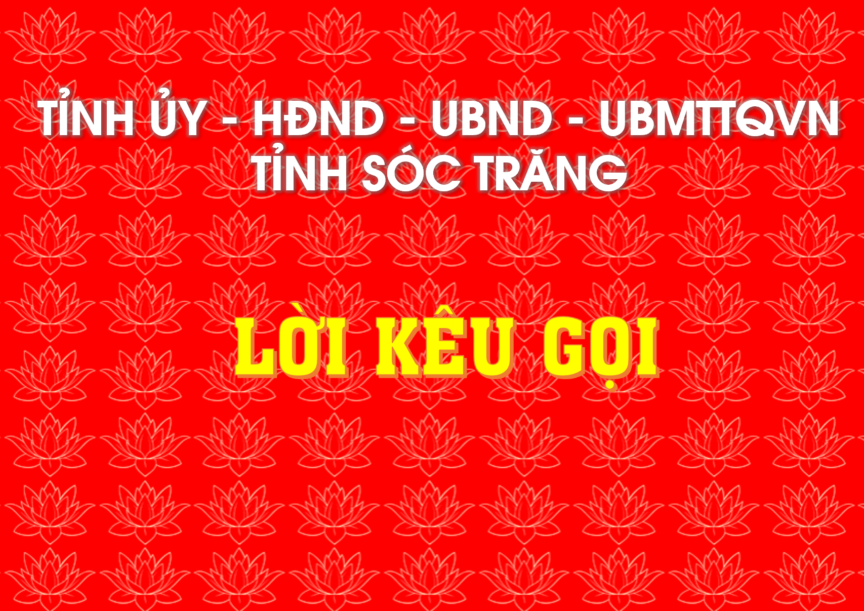 LỜI KÊU GỌI