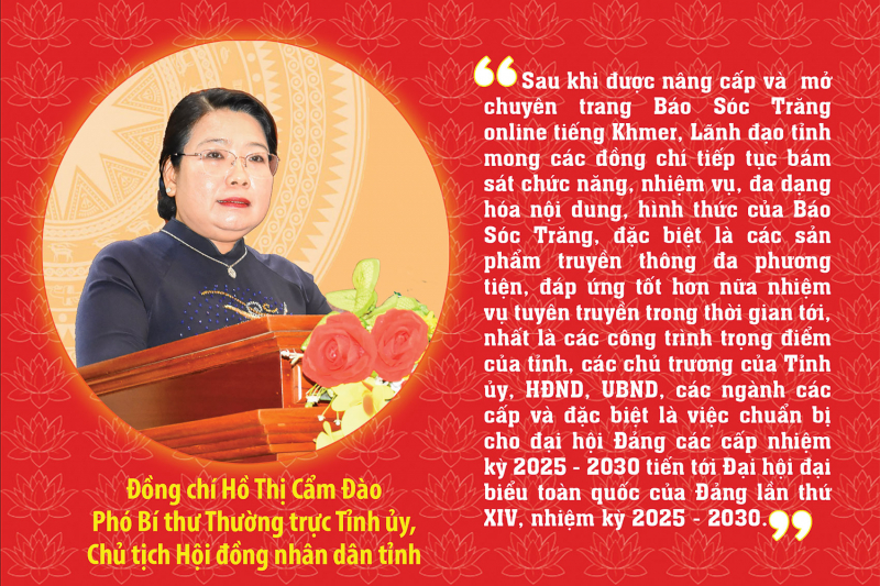 Báo Sóc Trăng điện tử đổi mới, hòa vào dòng chảy phát triển của báo chí hiện đại