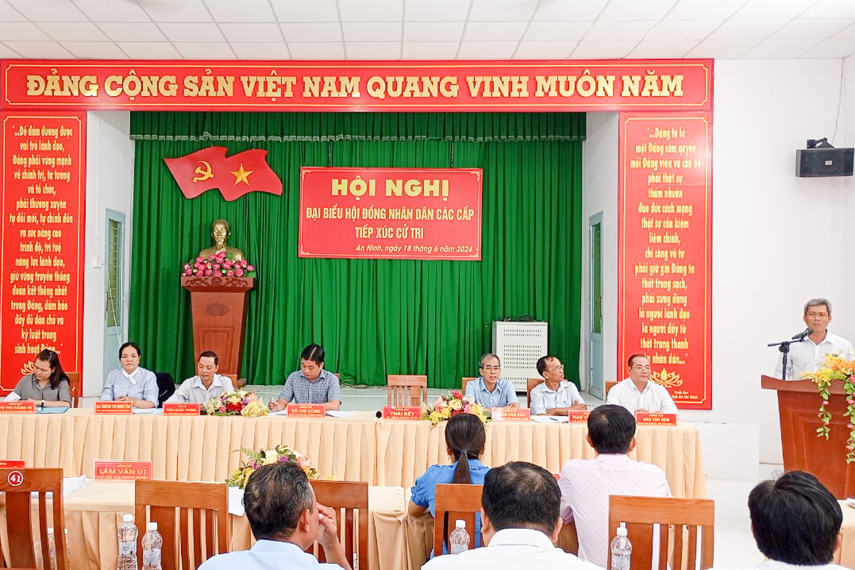 Đại biểu HĐND các cấp tiếp xúc cử tri tại xã An Ninh