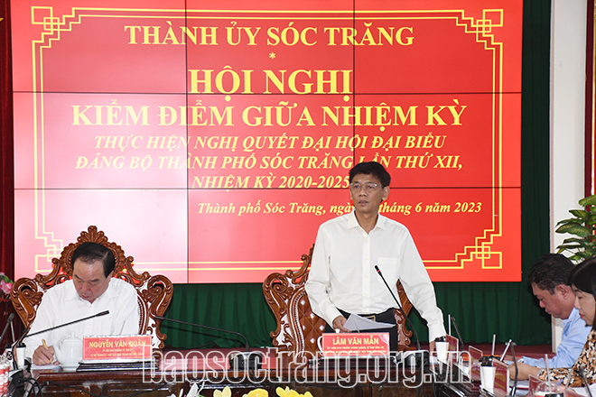 Đảng bộ thành phố Sóc Trăng thực hiện đạt và vượt 7/18 chỉ tiêu nghị quyết nhiệm kỳ 2020 - 2025