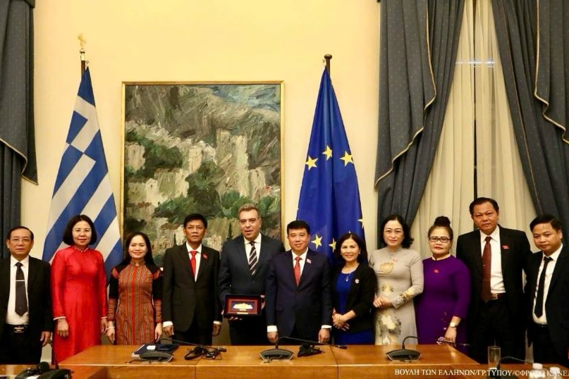 Đoàn công tác của Hội đồng Dân tộc Quốc hội Việt Nam thăm và làm việc tại Hy Lạp​