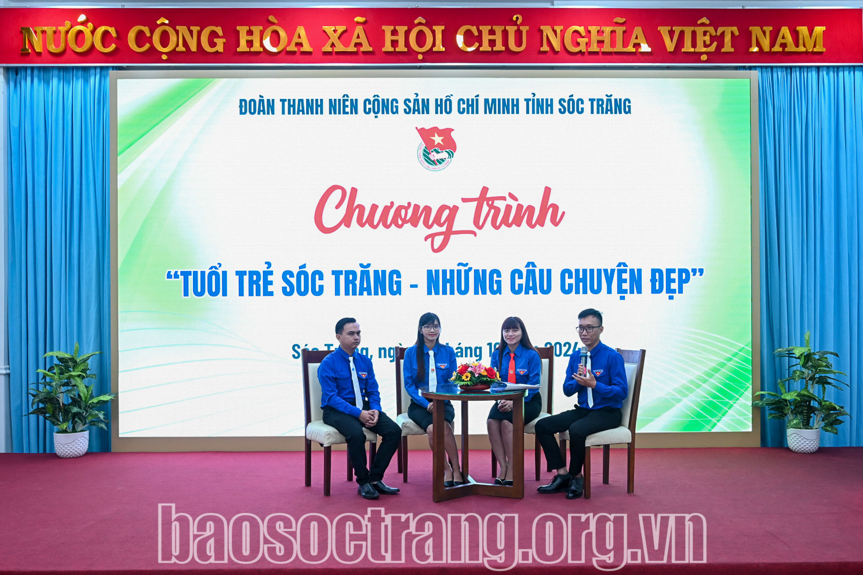 Cuộc vận động Mỗi ngày một tin tốt - mỗi tuần một câu chuyện đẹp đã góp phần giáo dục, định hướng cho cán bộ, đoàn viên, thanh thiếu nhi hướng tới các giá trị cao đẹp, sống có lý tưởng cách mạng, có hoài bão. Ảnh: TẤN PHÁT