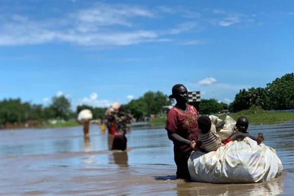 OCHA: Hơn 1,3 triệu người dân Nam Sudan bị ảnh hưởng bởi lũ lụt lịch sử