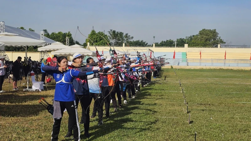 18 đoàn tham dự Giải Vô địch bắn cung quốc gia năm 2024