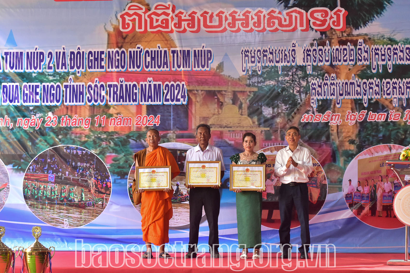 Hành trình giành ngôi quán quân của 2 đội ghe ngo (nam, nữ) chùa Tum Núp