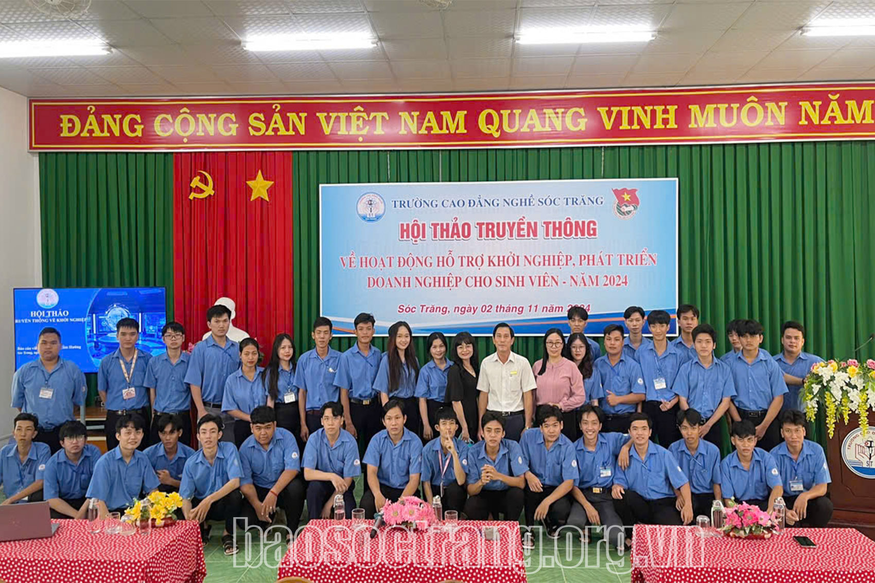 Hội thảo truyền thông hỗ trợ khởi nghiệp cho sinh viên Trường Cao đẳng Nghề Sóc Trăng