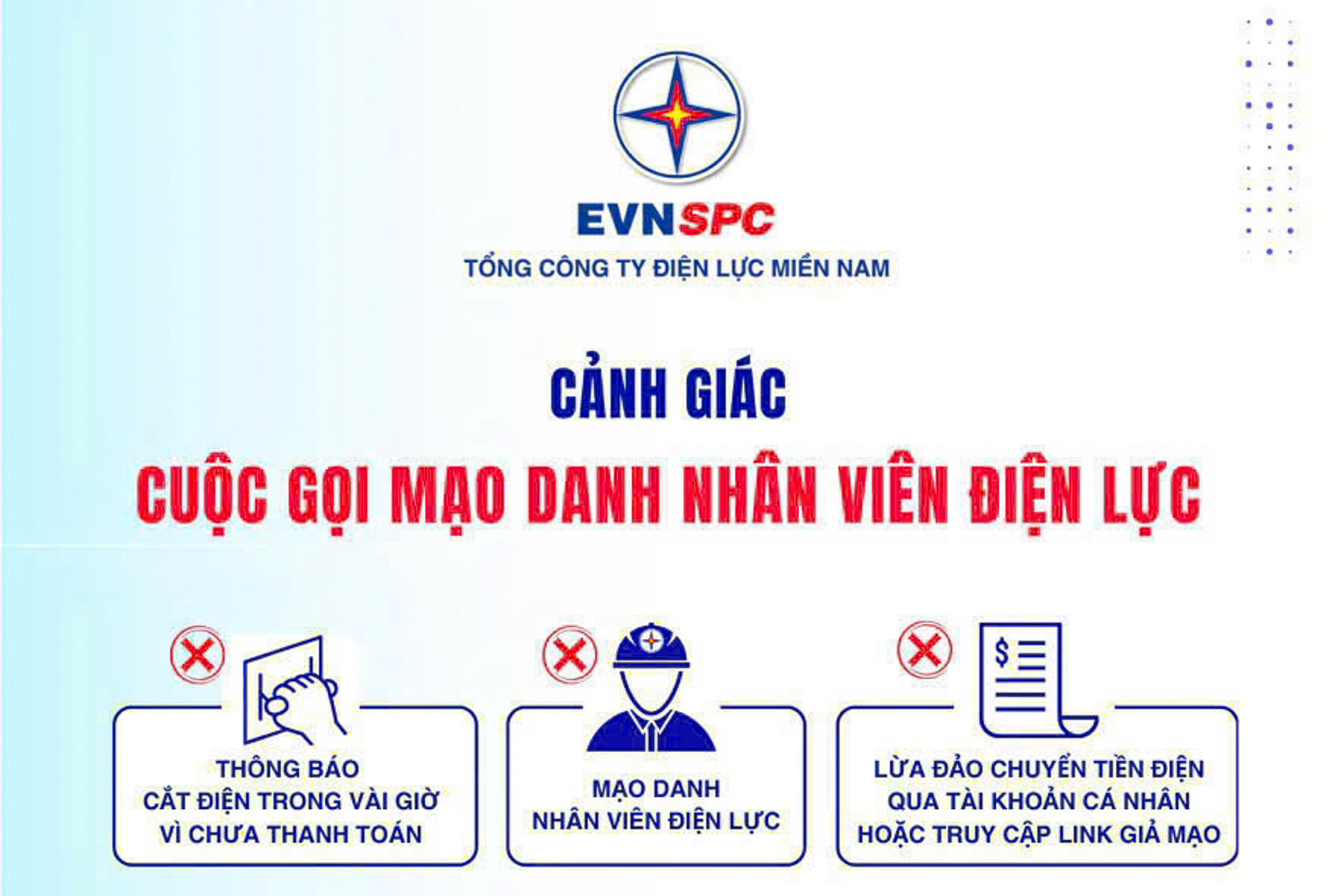 Cảnh báo cuộc gọi mạo danh nhân viên điện lực để lừa đảo