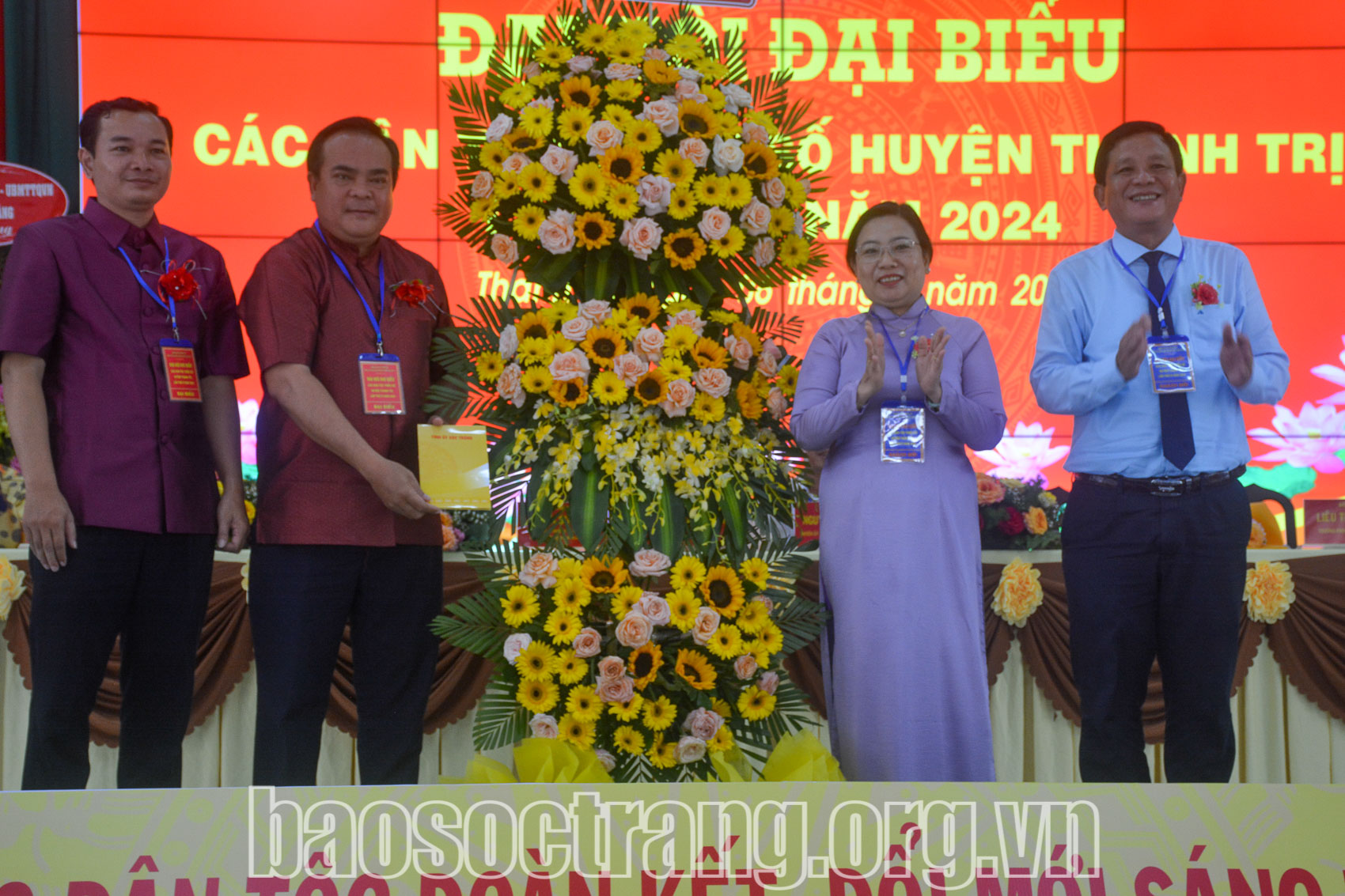 Đại hội đại biểu các dân tộc thiểu số huyện Thạnh Trị lần thứ IV năm 2024 thành công tốt đẹp