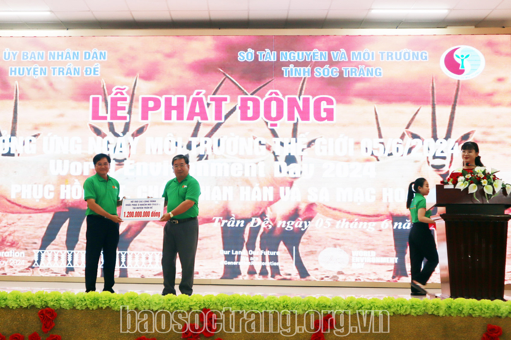 Khởi sắc các chỉ tiêu môi trường trên địa bàn tỉnh Sóc Trăng